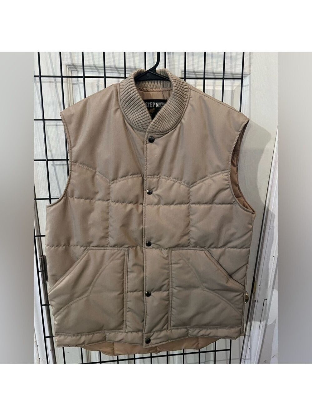 Vintage 70s Sears Quilted Vest